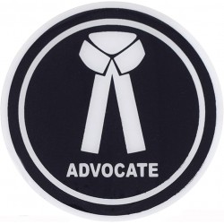 Advocate Round Sticker 