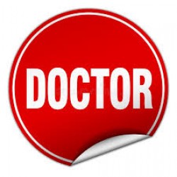 Doctor Round Sticker 