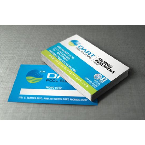 Drip Off UV Business Cards