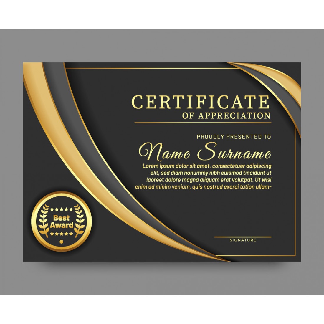 Custom Certificates