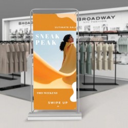 Door Shape Banner Stands