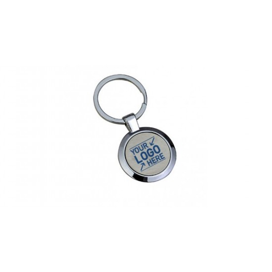 Oval Metal Keychains