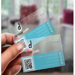 Transparent Business Card