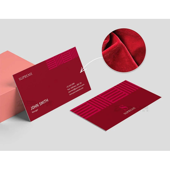 Velvet Finish Business Card