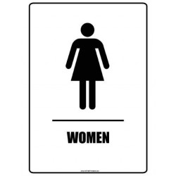 Women’s Restroom Signs