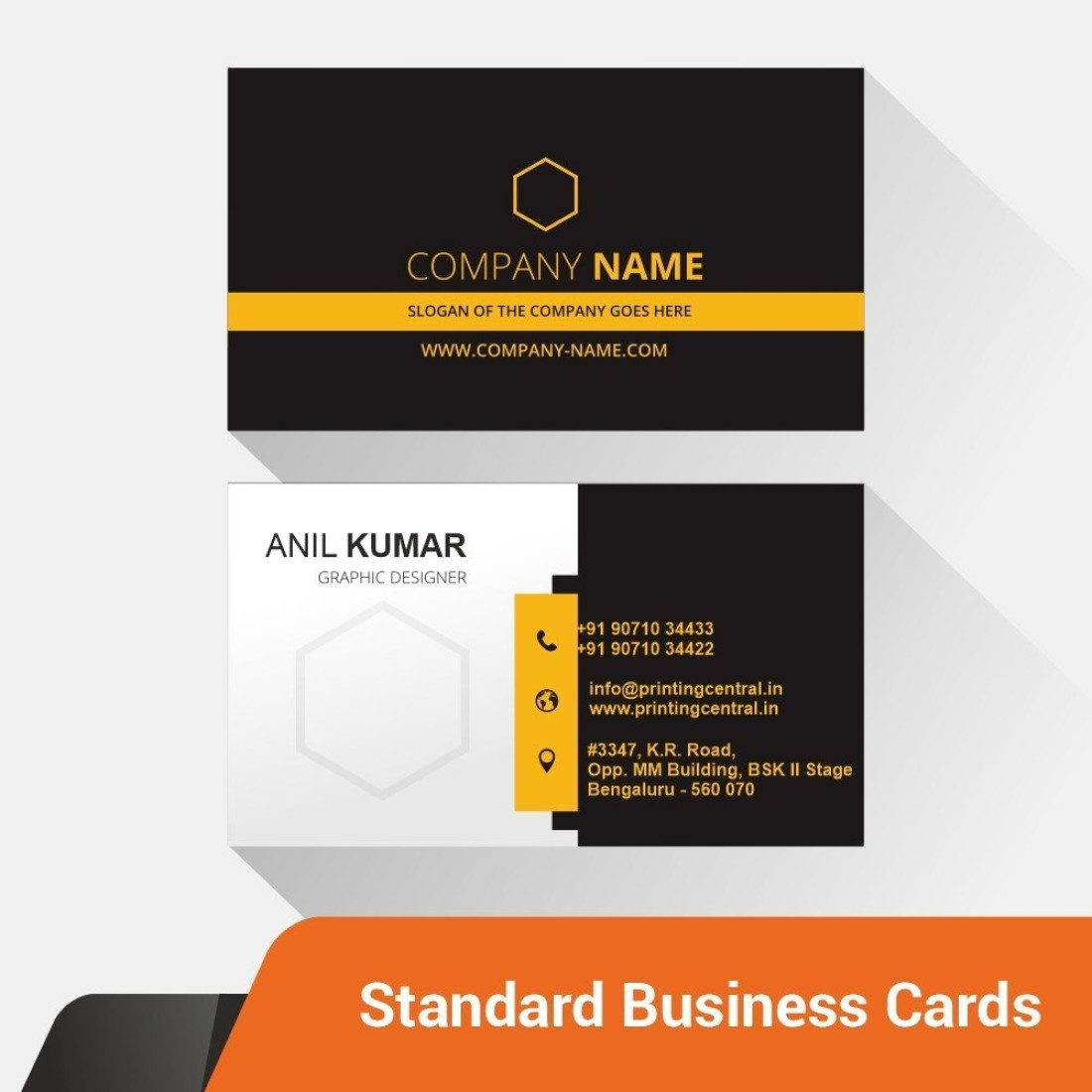 Standard Visiting Cards